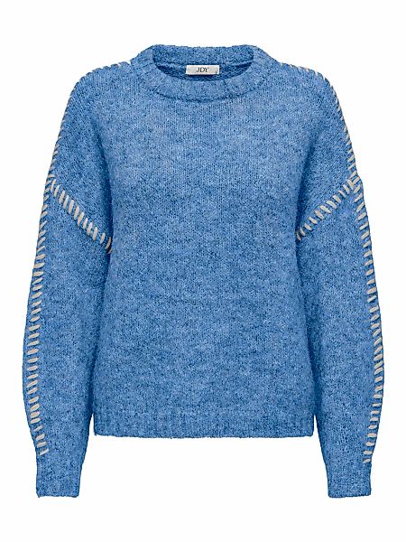 JDY Rundhalspullover "JDYZOEY LIFE L/S ON STITCH PULL KNT NOOS" mit dekorat günstig online kaufen