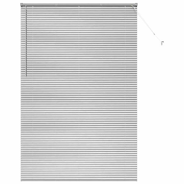 vidaXL Balkenjalousien mit Vorhängen Silber 220x150cm Aluminium 42005957 günstig online kaufen