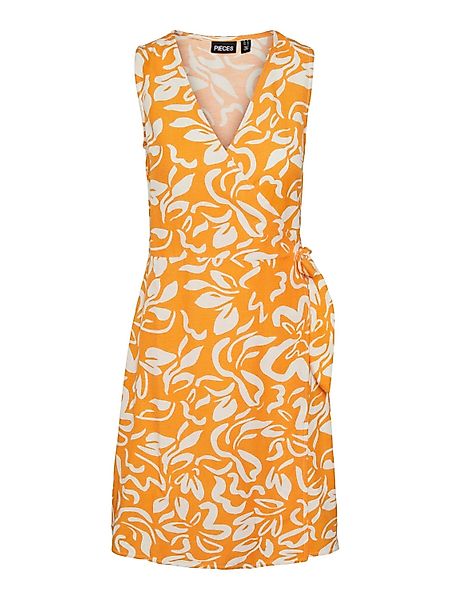 pieces Minikleid Larisa (1-tlg) Wickel-Design günstig online kaufen