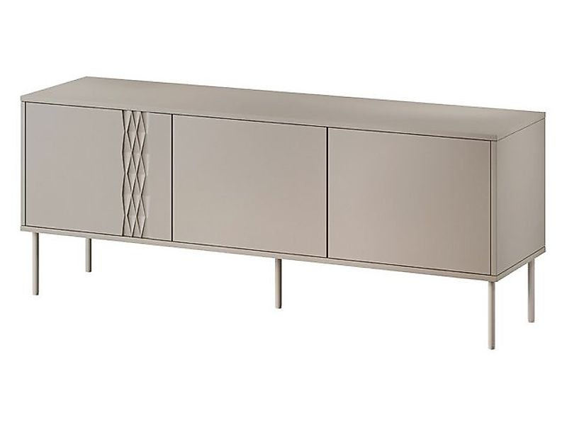 MIRJAN24 TV-Schrank Tresse 150 3D (mit drei Drehtüren) 150x40x55 cm, Metall günstig online kaufen