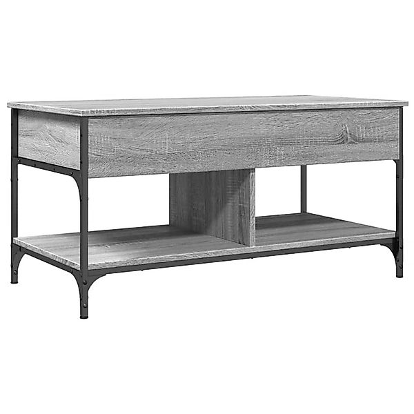 vidaXL Couchtisch Grau Sonoma 100x50x50 cm Holzwerkstoff und Metall 845369 günstig online kaufen
