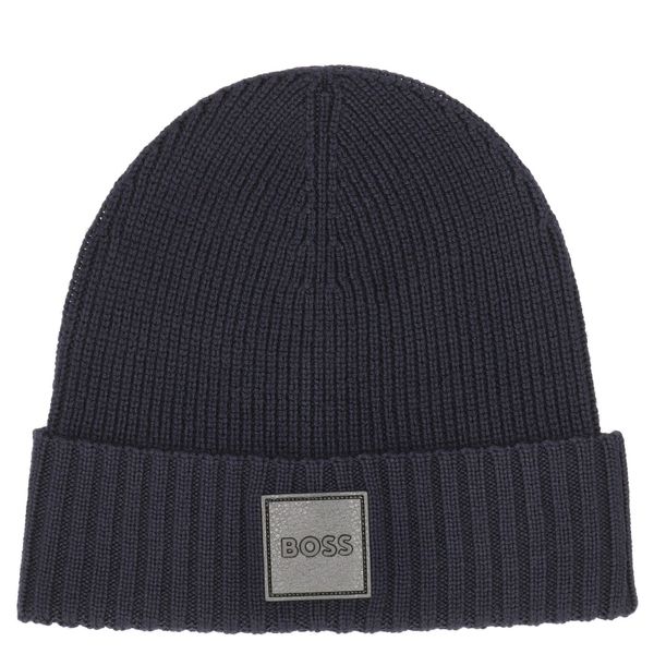 BOSS Strickmütze Flavio - Mütze (dark günstig online kaufen