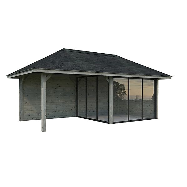 Palmako Pavillon Bianca Set205 Slide Grau Tauchgrundiert 588 cm x 300 cm FS günstig online kaufen