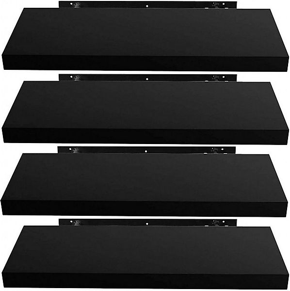 EUGAD Wandregal, 4-tlg., Holz Board Modern in verschiedenen Farben Größen günstig online kaufen