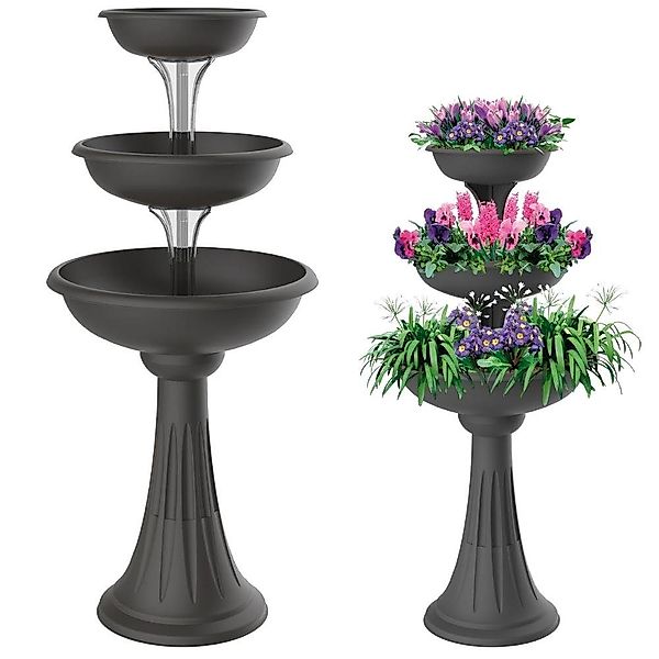 GarPet Pflanzschale Blumenständer mit 3 Pflanzschalen günstig online kaufen