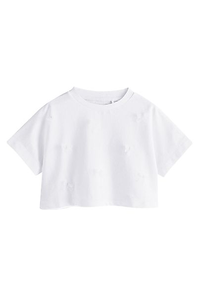 Next T-Shirt Kastiges T-Shirt 100 % Baumwolle günstig online kaufen