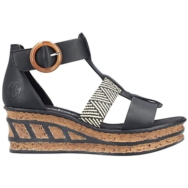 Rieker Keilsandalette Sommerschuh, Plateausandalette, Sandale mit modischem günstig online kaufen