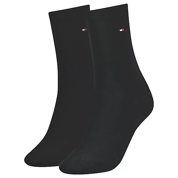 Tommy Hilfiger Casual Socken 2 Paare EU 35-38 Black günstig online kaufen