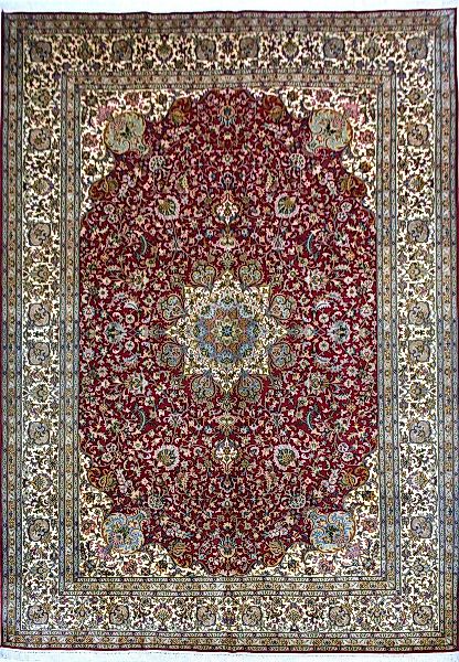 Kayoom Seidenteppich »Kashan 999x11«, rechteckig, 10 mm Höhe, Einzelstück m günstig online kaufen