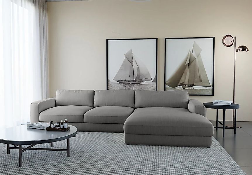 Home affaire Ecksofa "Bloomfield, elegant, viel Platz, Mega Couch, Breite 3 günstig online kaufen