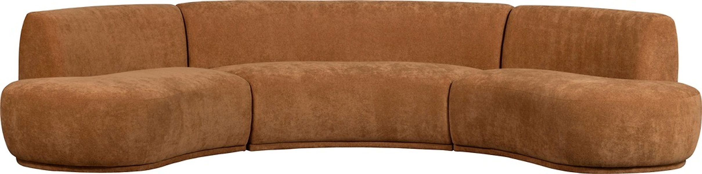 WOOOD Big-Sofa »Batavier«, Halbrundes Sofa, Breite 336 cm günstig online kaufen