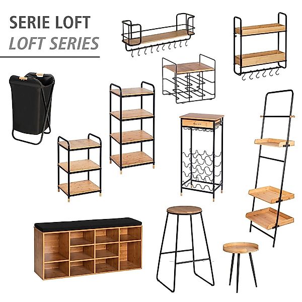 WENKO Ablageregal "Loft", 3 Etagen günstig online kaufen
