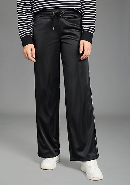 KangaROOS Sporthose casual Trikot-Hose, bequemer Schnitt, mit Bindeband am günstig online kaufen