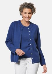 GOLDNER Strickjacke Kurzgröße: Kaschmirstrickjacke mit Rundhals günstig online kaufen