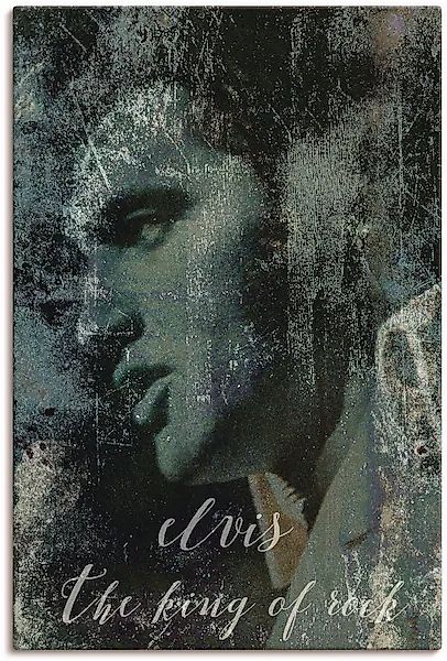 Artland Wandbild »Elvis the King« Musiker 1 Stk. tlg. als Alubild, Outdoorb günstig online kaufen