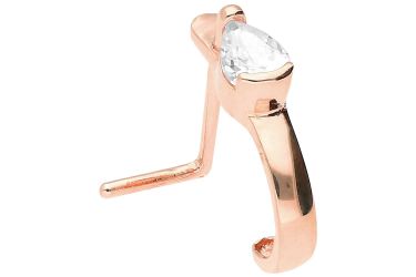 PIERCINGLINE Nasenpiercing Chirurgenstahl Nasenstecker KRISTALLTROPFEN (Nas günstig online kaufen