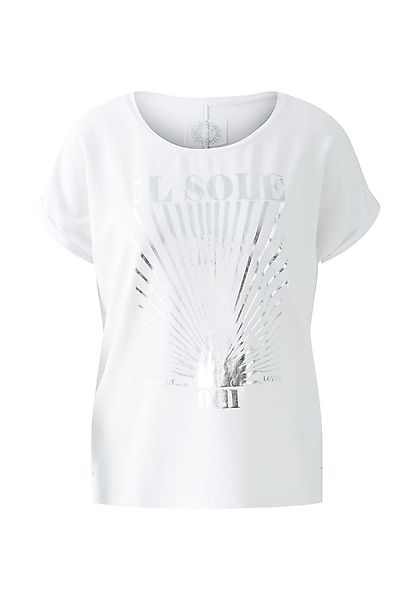 Oui T-Shirt T-Shirt Baumwoll- Modalmischung günstig online kaufen