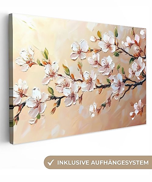 OneMillionCanvasses® Leinwandbild Blütenzweige - Malerisch - günstig online kaufen