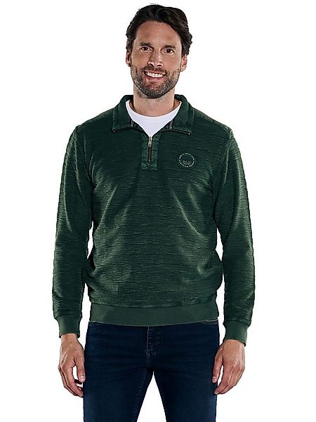 Engbers Sweatshirt Herren Sweatshirt strukturiert, Gruen günstig online kaufen