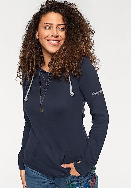 KangaROOS Kapuzenshirt Langarm mit Daumenlöchern, figurbetonter günstig online kaufen