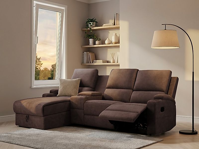 OTTO home Ecksofa NAPORI Multimediasofa, 3er Kinosessel XXL, L-Form, 3 Bezu günstig online kaufen