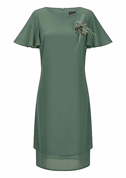 GOLDNER Sommerkleid "Kurzgröße Abendkleid mit abnehmbarer Brosche" Ohne Tas günstig online kaufen