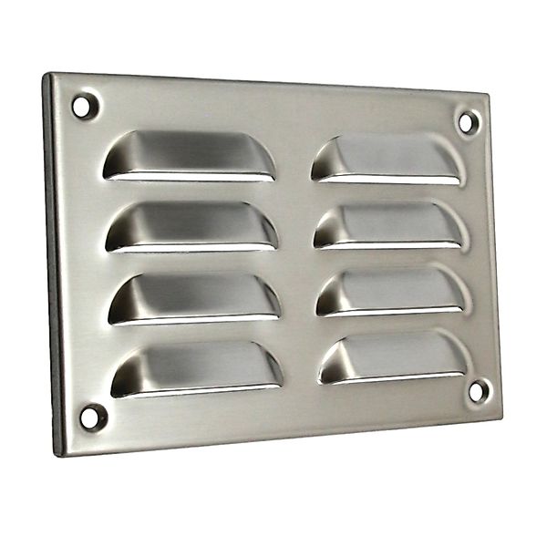 Häusler Edelstahl Lüftungsgitter LG 50710 Zuluft Abluftgitter 130 x 90 mm günstig online kaufen