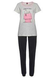 PEANUTS Pyjama (2 tlg) mit Snoopy-Print günstig online kaufen