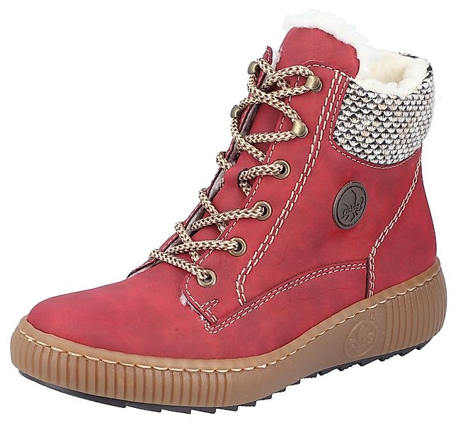 Rieker Winterboots mit kontrastfarbenen Ziernähten günstig online kaufen
