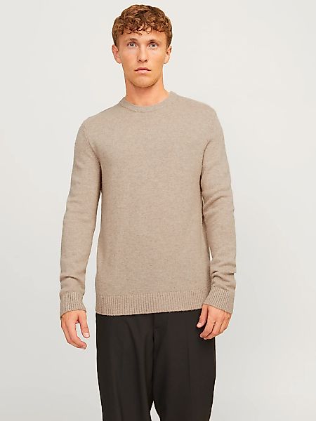 Jack & Jones Rundhalspullover "JPRBLULAMBSWOOL KNIT CREW NECK" günstig online kaufen