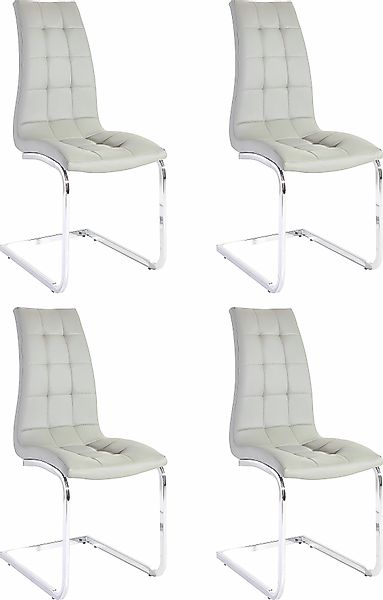 INOSIGN Freischwinger »Lola«, (Set), 4 St., Kunstleder, 2 oder 4 Stück, Bez günstig online kaufen
