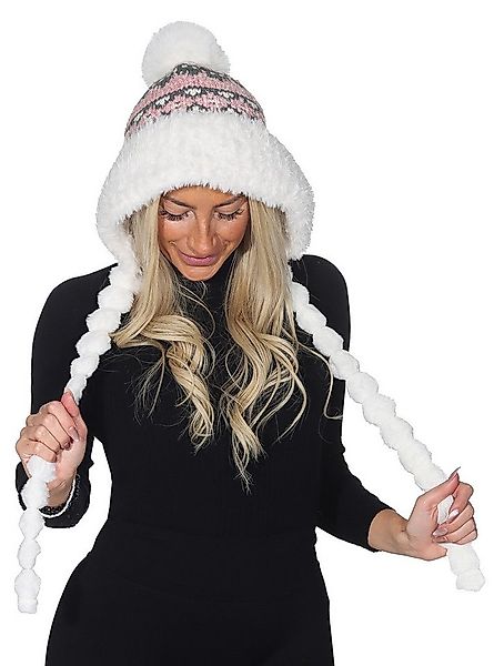 simaranda Strickmütze Damen Mütze 505 Weiß günstig online kaufen