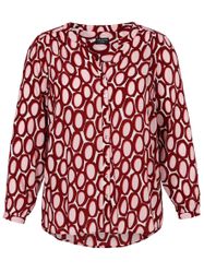 VIA APPIA Langarmbluse Bluse V-Ausschnitt 1/1 günstig online kaufen