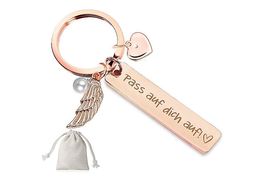LuxusKollektion Badaccessoire-Set Schlüsselanhänger Herz Auto Rosé-pass auf günstig online kaufen
