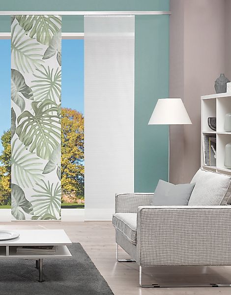 Vision S Schiebegardine "SANJA" Paneelwagen 1 Stk. tlg. Schiebevorhang Bamb günstig online kaufen