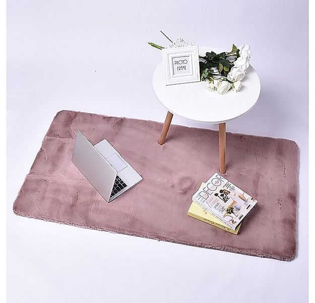 Rosnek Teppich Flauschige Weich Shaggy, für Schlafzimmer und Wohnzimmer, Re günstig online kaufen