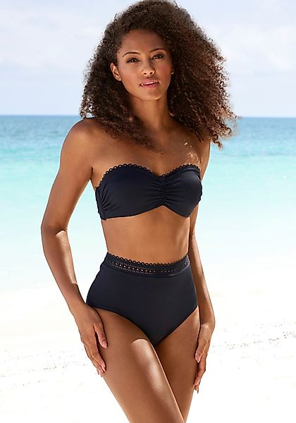 s.Oliver Bügel-Bandeau-Bikini-Top Aiko, mit Häkeloptik günstig online kaufen