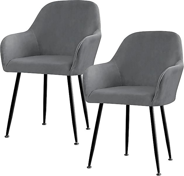 LuxusKollektion Esszimmerstuhl Stretch Stuhlbezug Stuhlhussen 2er günstig online kaufen