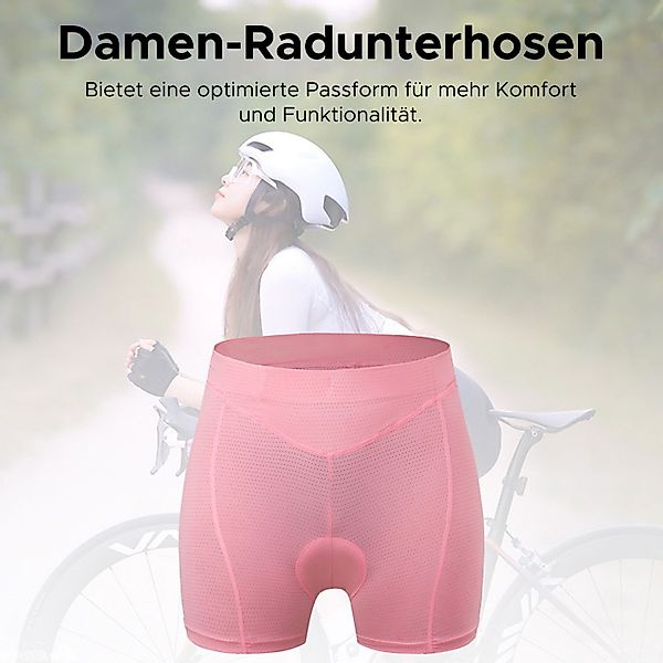 Refttenw Fahrradhose Damen Fahrradunterhose,Radunterhose,mit 3D Sitzpolster günstig online kaufen