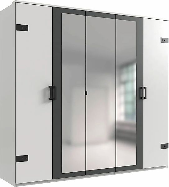 Wimex Kleiderschrank "Stockholm, rustikale Optik im Industrial Design, Made günstig online kaufen