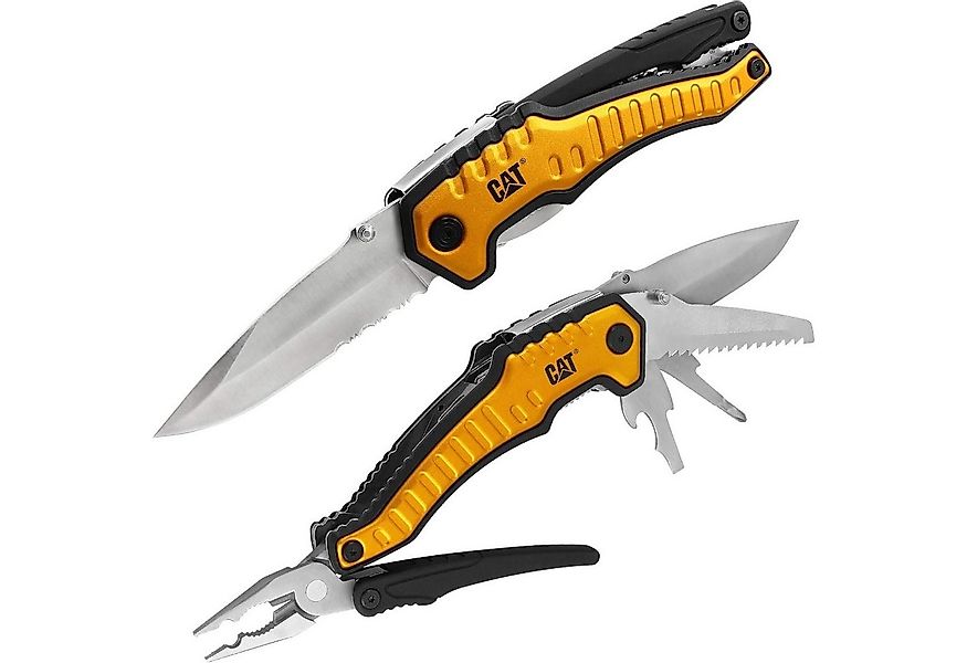 CAT Multitool Caterpillar Multitool XL mit Werkzeugen aus Edelstahl, 9 in 1 günstig online kaufen