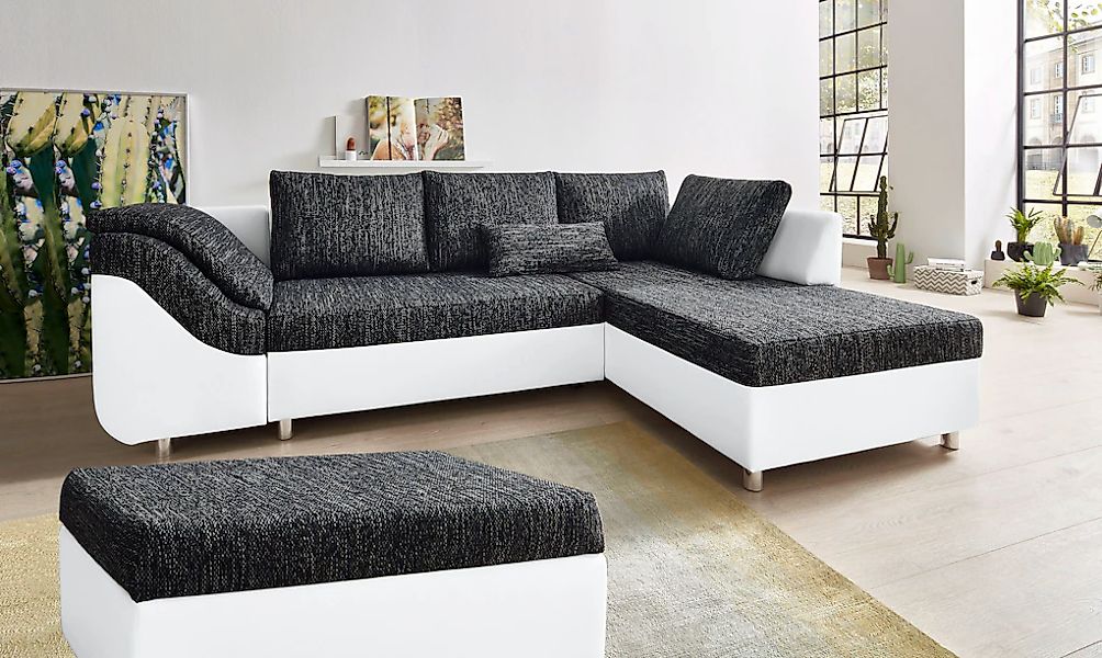 COLLECTION AB Ecksofa "Sally L-Form" mit und ohne Bettfunktion, inklusive l günstig online kaufen