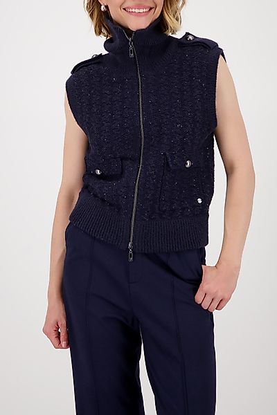 Monari Strickjacke Regular fit mit Rundhalsausschnitt günstig online kaufen
