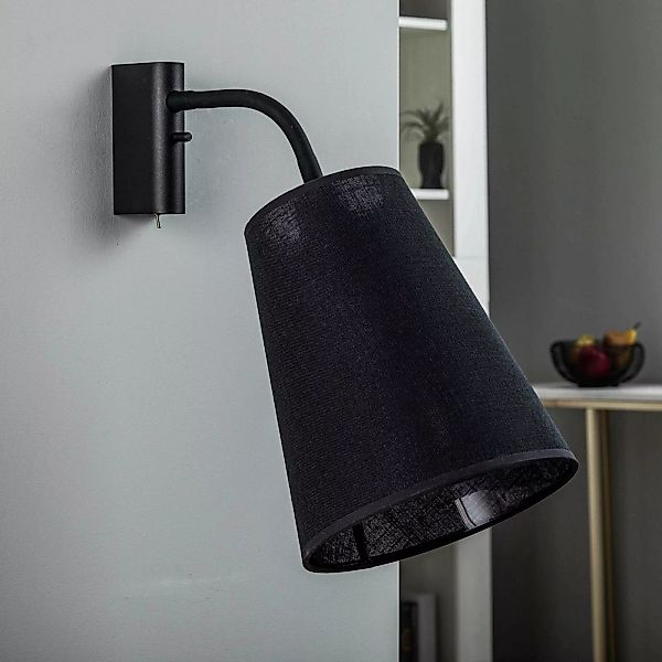 Wandleuchte Flex Shade, beweglich, schwarz günstig online kaufen