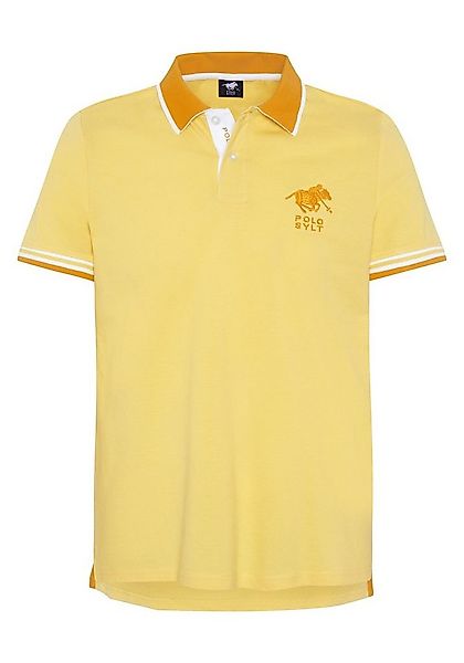 Polo Sylt Poloshirt mit Kontrast-Akzenten günstig online kaufen