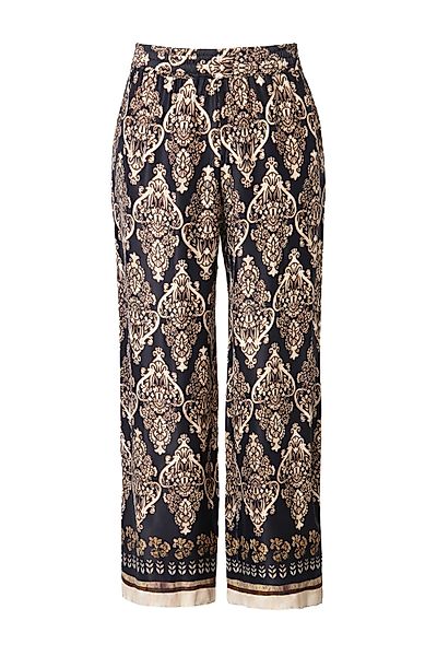 Ulla Popken Schlupfhose Satinhose weites gerades günstig online kaufen
