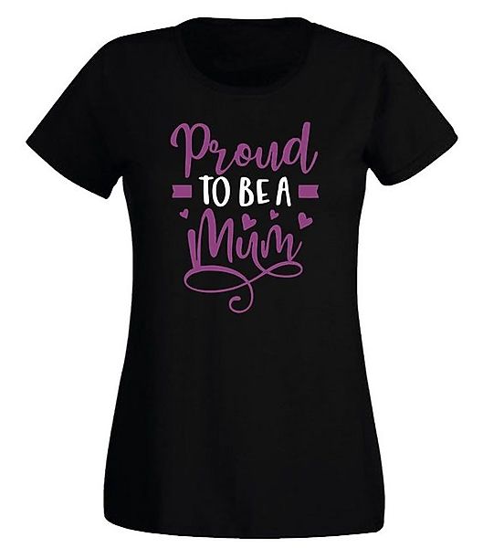 G-graphics T-Shirt Damen T-Shirt - Proud to be Mum Slim-fit, mit Frontprint günstig online kaufen