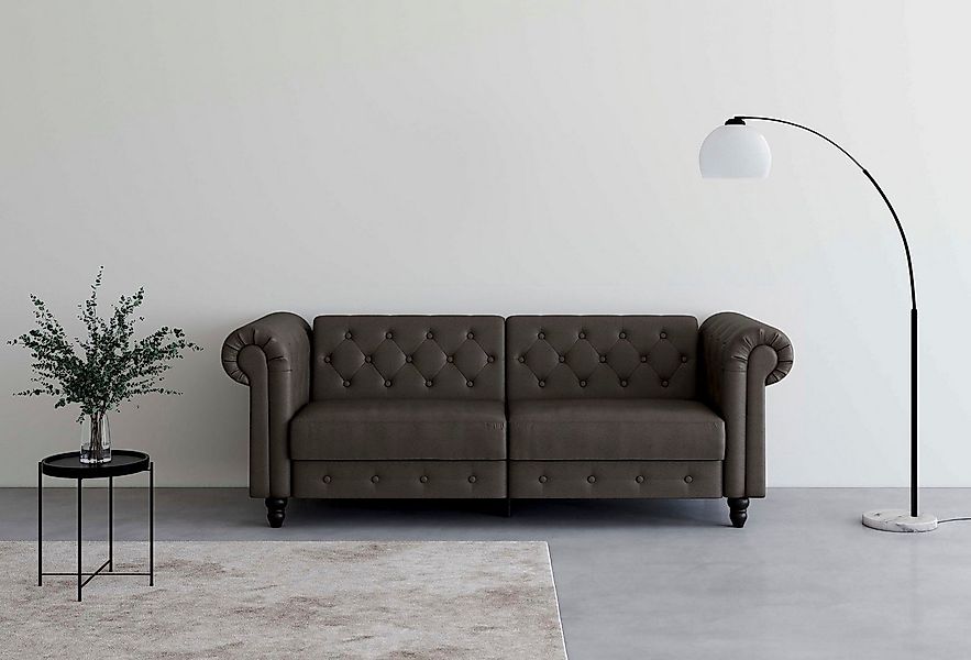 Dorel Home 3-Sitzer Felix, Schlafsofa 236 cm, (Liegefläche 108x190cm), Rück günstig online kaufen