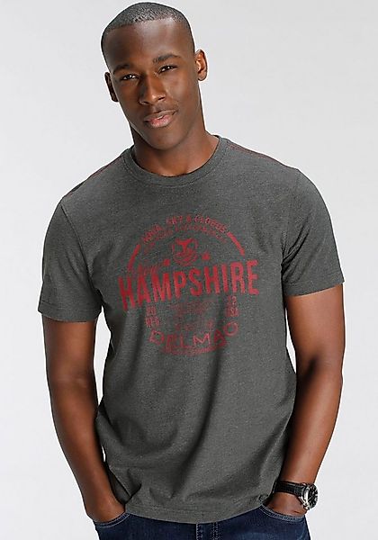 DELMAO T-Shirt Kurzarm, lässige Passform, mit peppigem Print, aus Baumwolle günstig online kaufen
