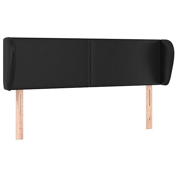 vidaXL Bett, Kopfteil mit Ohren Grau 147x23x78/88 cm Kunstleder günstig online kaufen